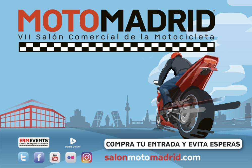 MotoMadrid llega al Pabellón de Cristal de la Casa de Campo en marzo