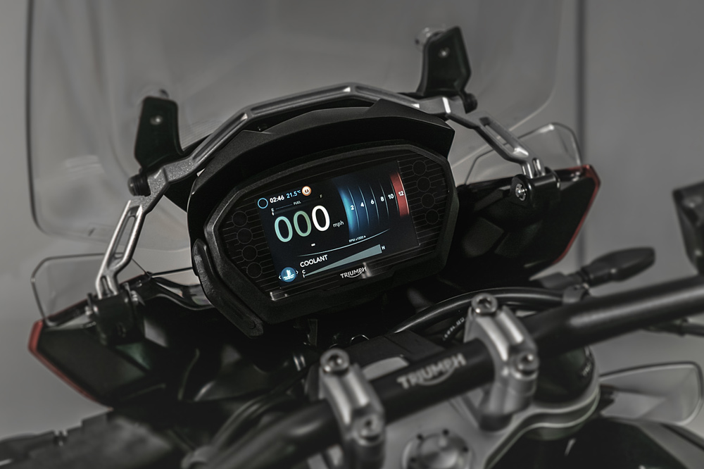Cuadro de instrumentos de la Triumph Tiger 1200