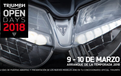 9 y 10 de marzo, Open Days 2018 de Triumph
