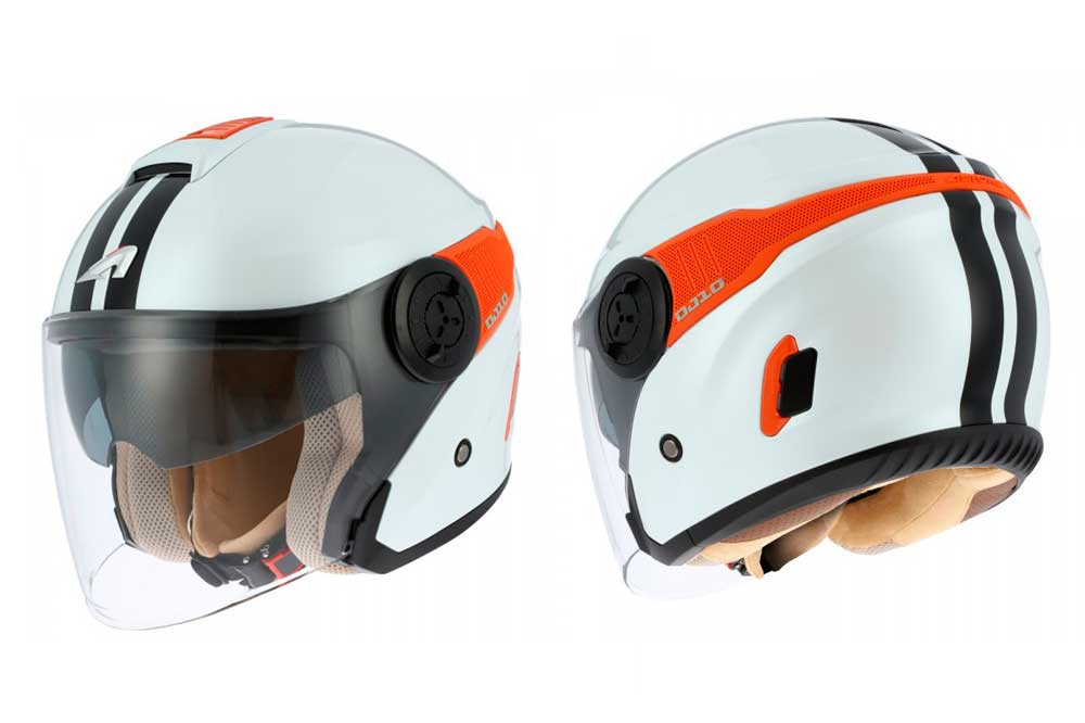 Casco Jet DJ10-2 de Astone modelo Lines
