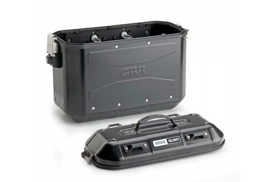 Maleta Dolomiti en aluminio negro 36LT