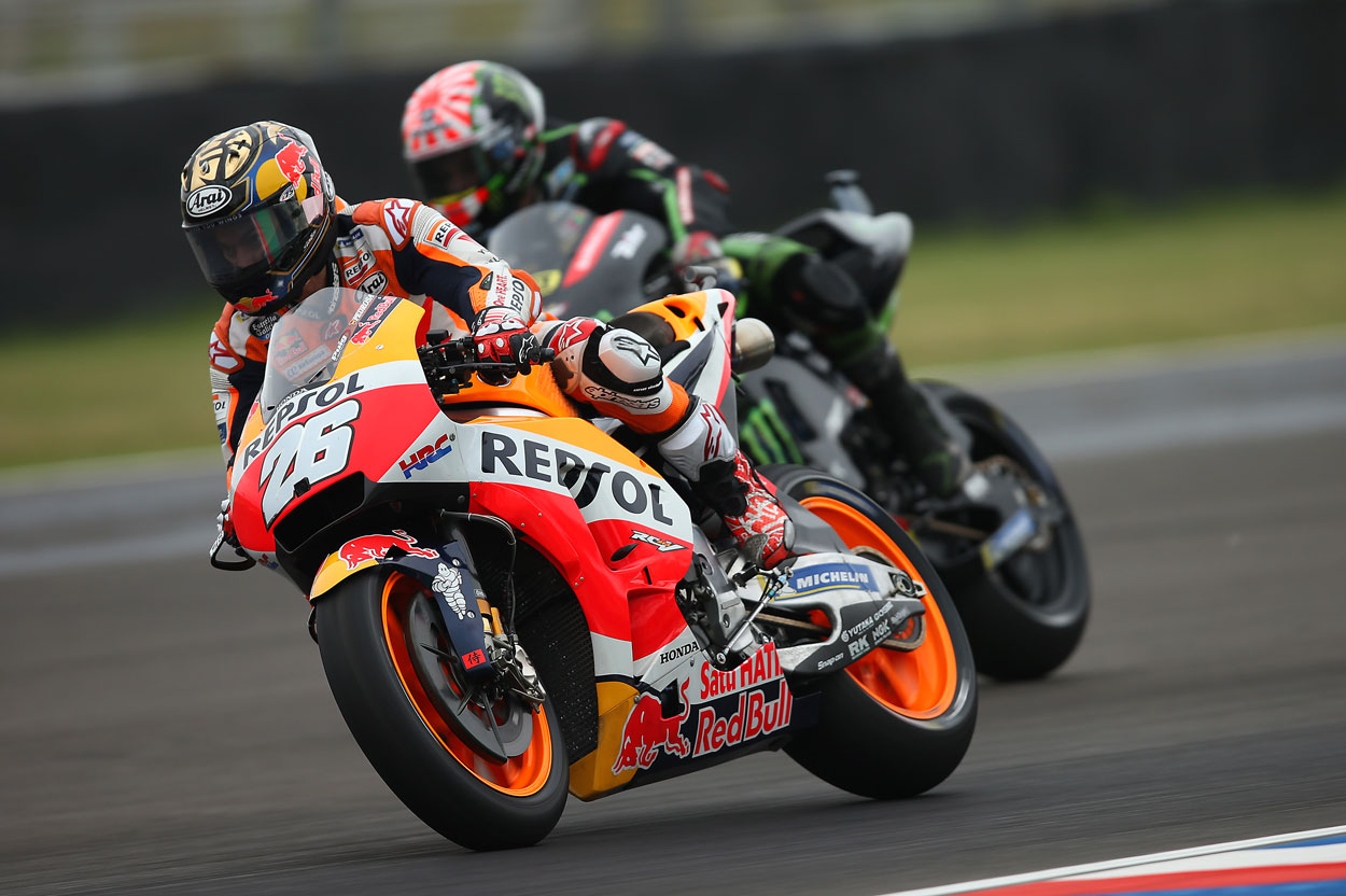 Dani Pedrosa y Johann Zarco en el GP de Argentina