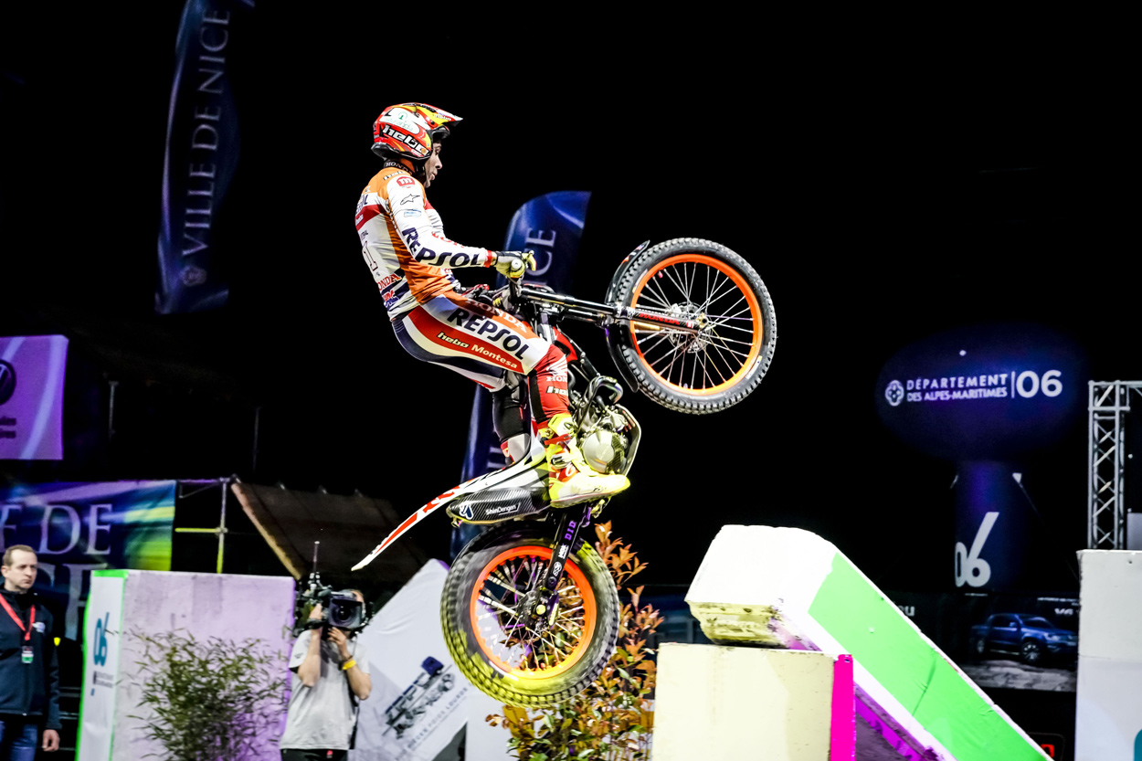 Toni Bou, en acción, en el X Trial de las Naciones