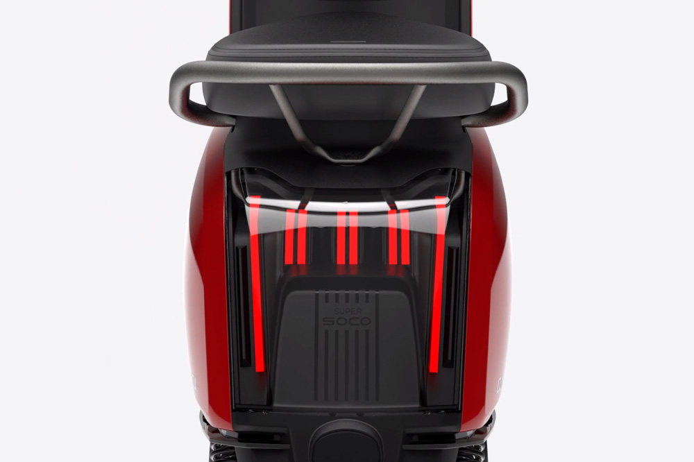 Parte trasera del Xiaomi Super Soco