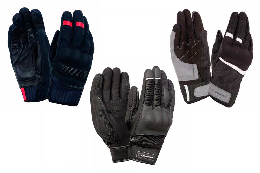 Guantes para moto Torpedo, Mrk Pro y Penna de Tucano Urbano