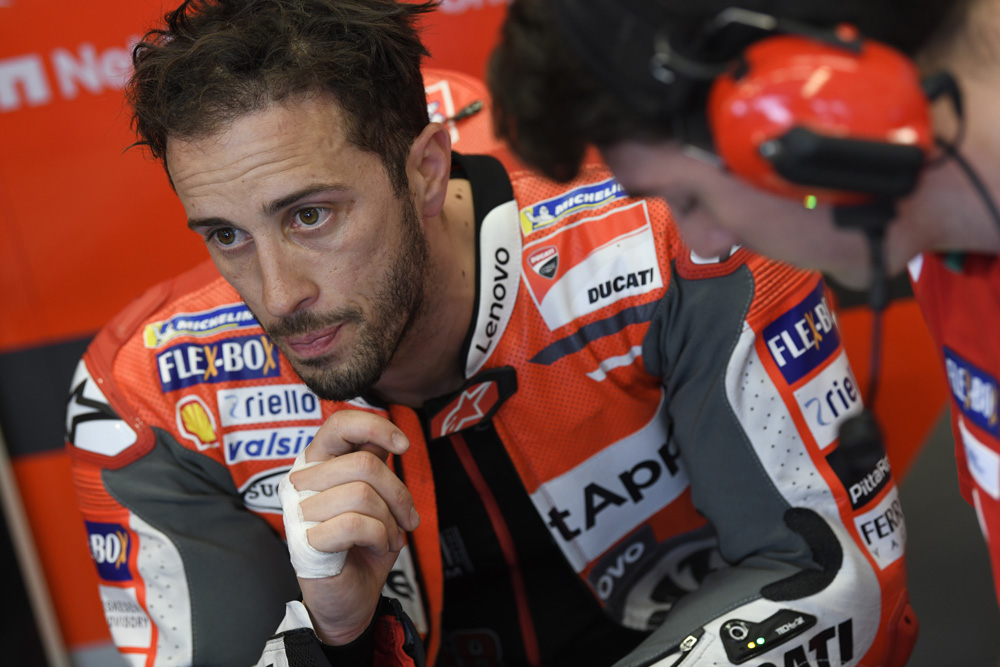 Andrea Dovizioso llega lider del Mundial de MotoGP a Jerez