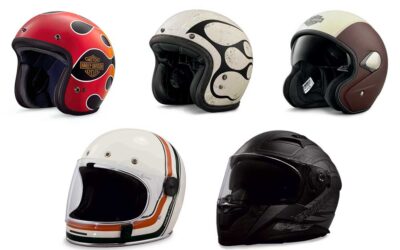 Cascos jet e integrales Harley-Davidson