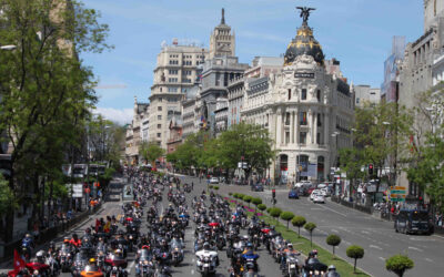 1.500 Harley Davidson por el centro de Madrid