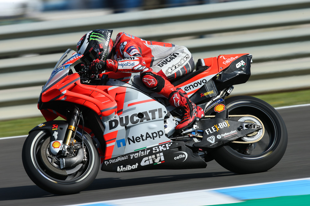 Jorge Lorenzo logró el cuarto mejor puesto en los entrenamientos del GP de España de MotoGP