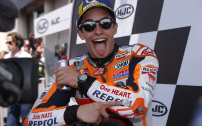 Marc Márquez, salvó varias caídas en el GP de Francia