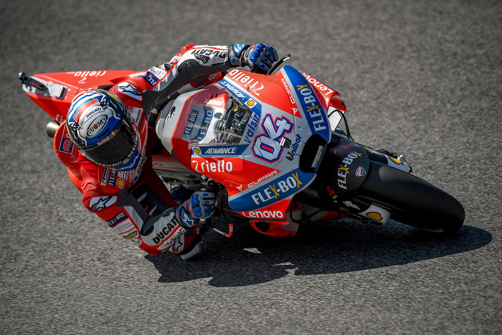 Andrea Dovizioso fue segundo en el GP de Italia