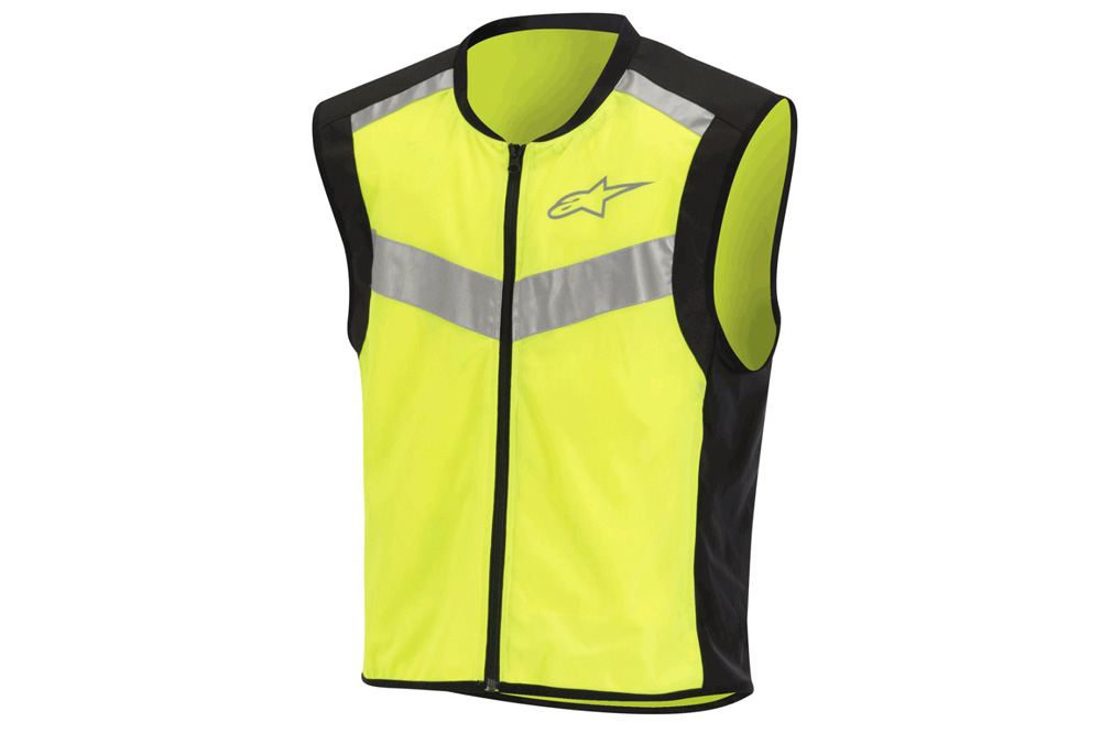 Chaleco reflectante para moto