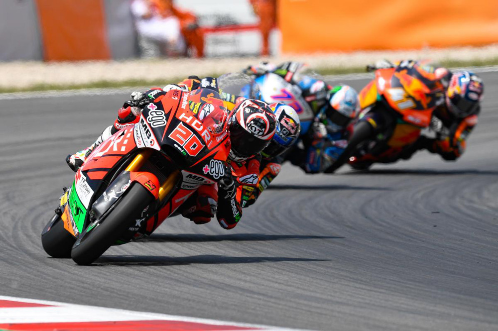 Fabio Quartararo dominó la carrera de Moto2 de principio a fin