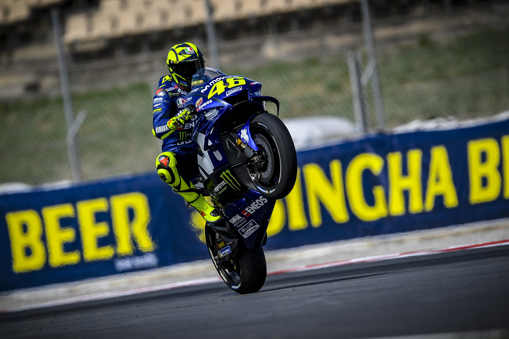 El nuevo podio de Rossi en el GP de Cataluña le afianza en la segunda posición provisional del Mundial de MotoGP