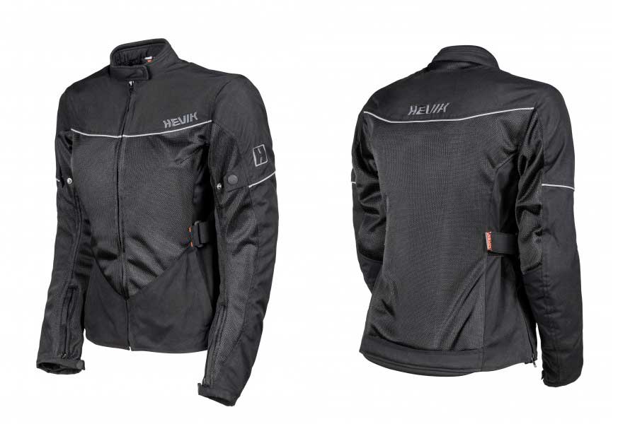 Chaqueta moto Merak lady de Hevik en negro