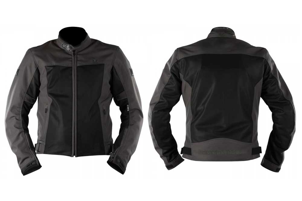Chaqueta ventilada Lucas para hombre de VQuattro gris y negro
