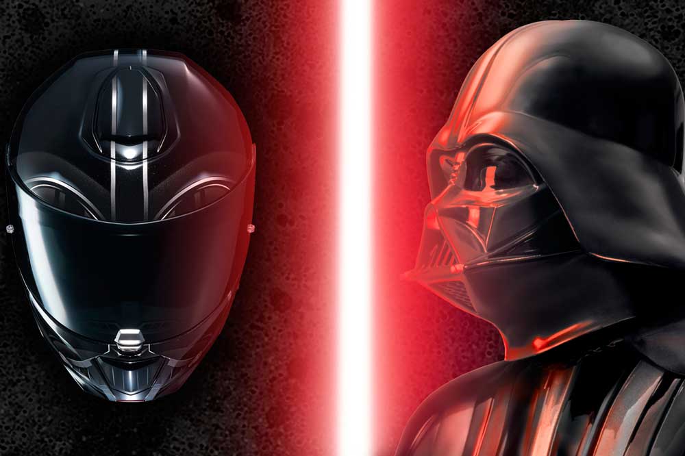 Casco modular RPHA 90 Darth Vader de HJC