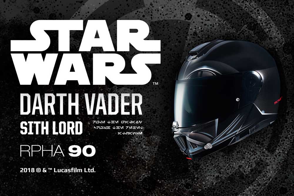 Casco modular RPHA 90 Darth Vader de HJC