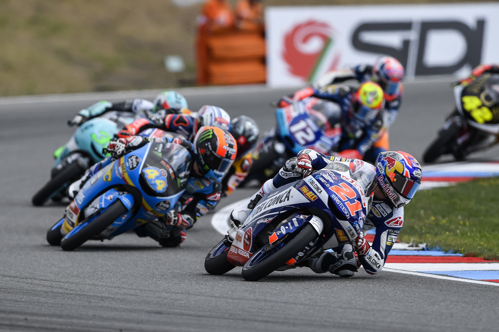 Fabio di Giannantonio logró su primera victoria en Moto3 en República Checa