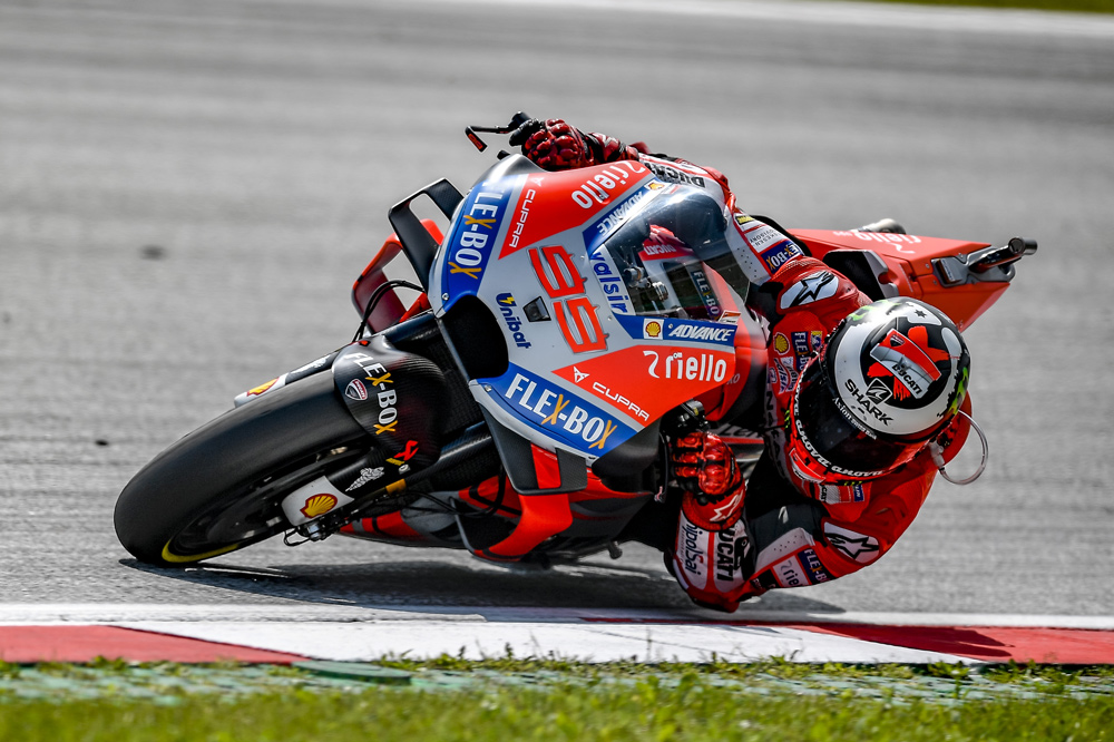 Jorge Lorenzo durante el GP de Austria