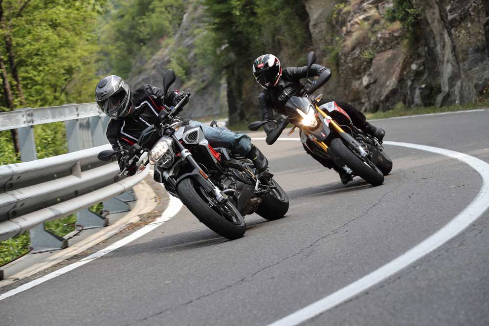 Aprilia Shiver y Aprilia Dorsoduro