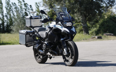 Una BMW R 1200 GS que se conduce sola