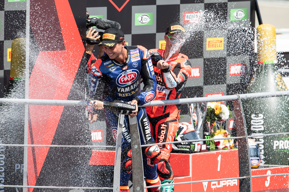 Michael Van der Mark, doble podio en SBK en Portugal