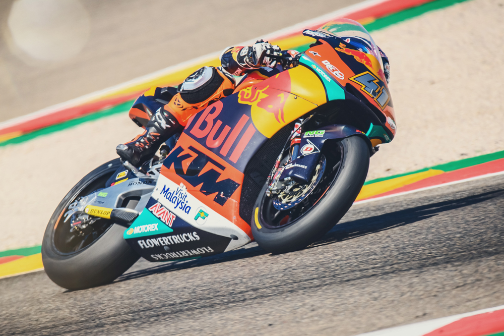 Victoria de Brad Binder en el GP de Aragón en Moto2
