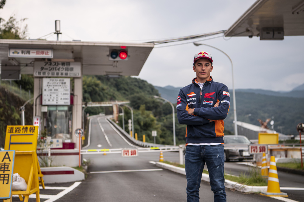 Marc Marquez sube el Hakone Turnpike