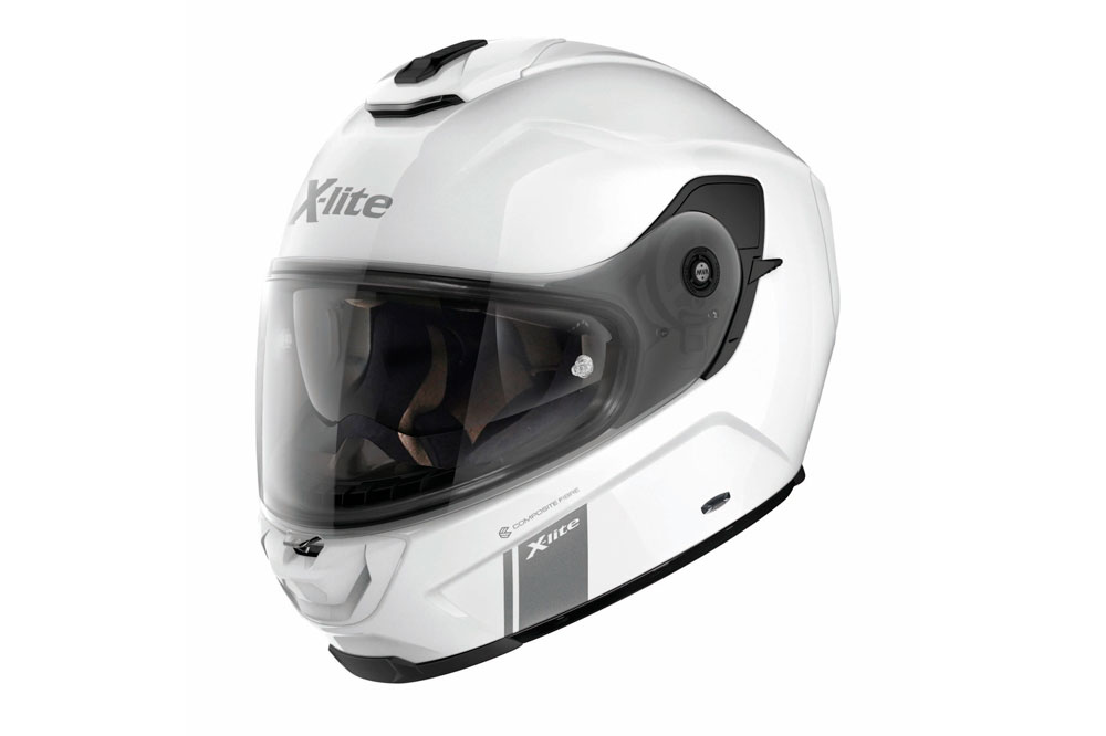 Casco integral X-903 N-Com de Lite blanco