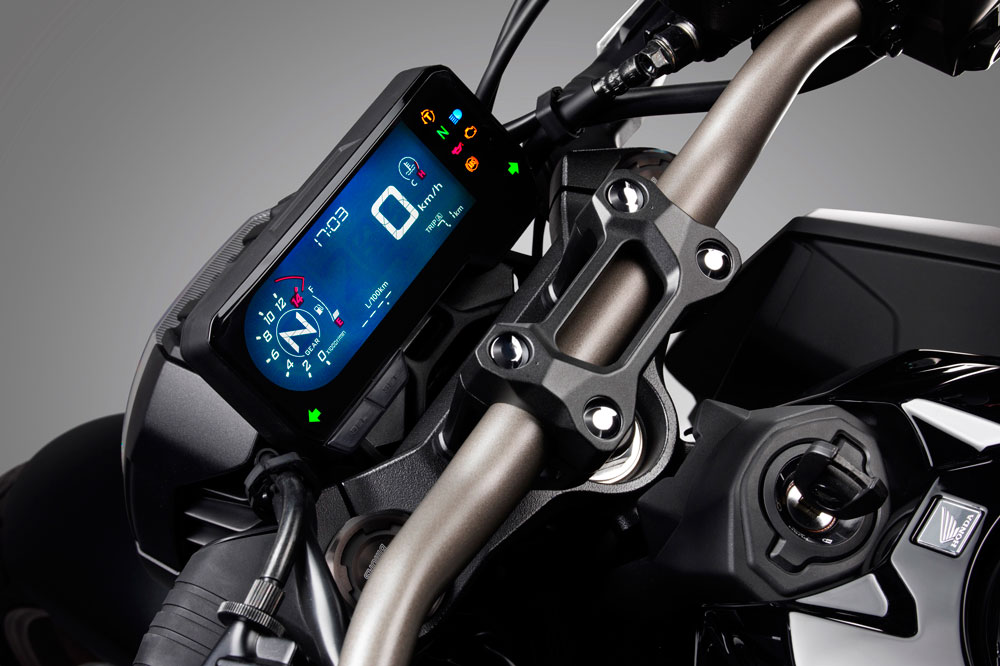 Cuadro de instrumentos de la Honda CB 650 R