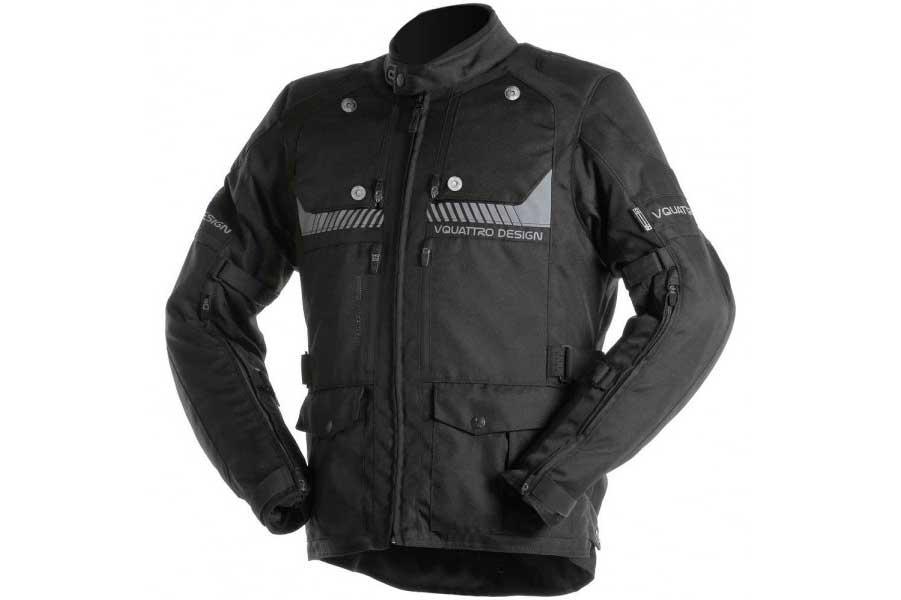 Chaqueta para moto Hurricane de VQuattro en negro