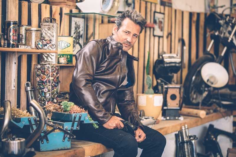 Chaqueta piel Rainey de Overlap