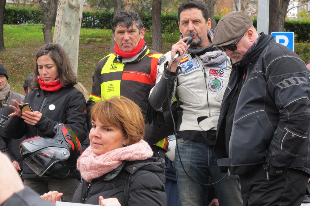 Alicia Sornosa, Gustavo Cuervo, Juan Carlos Toribio y Marcel Barrilero: Madrid en Moto Sí
