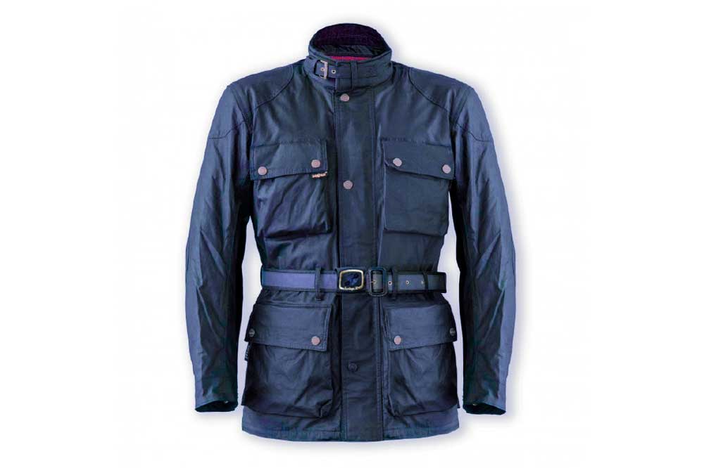 Chaqueta moto Heritage de Garibaldi en azul