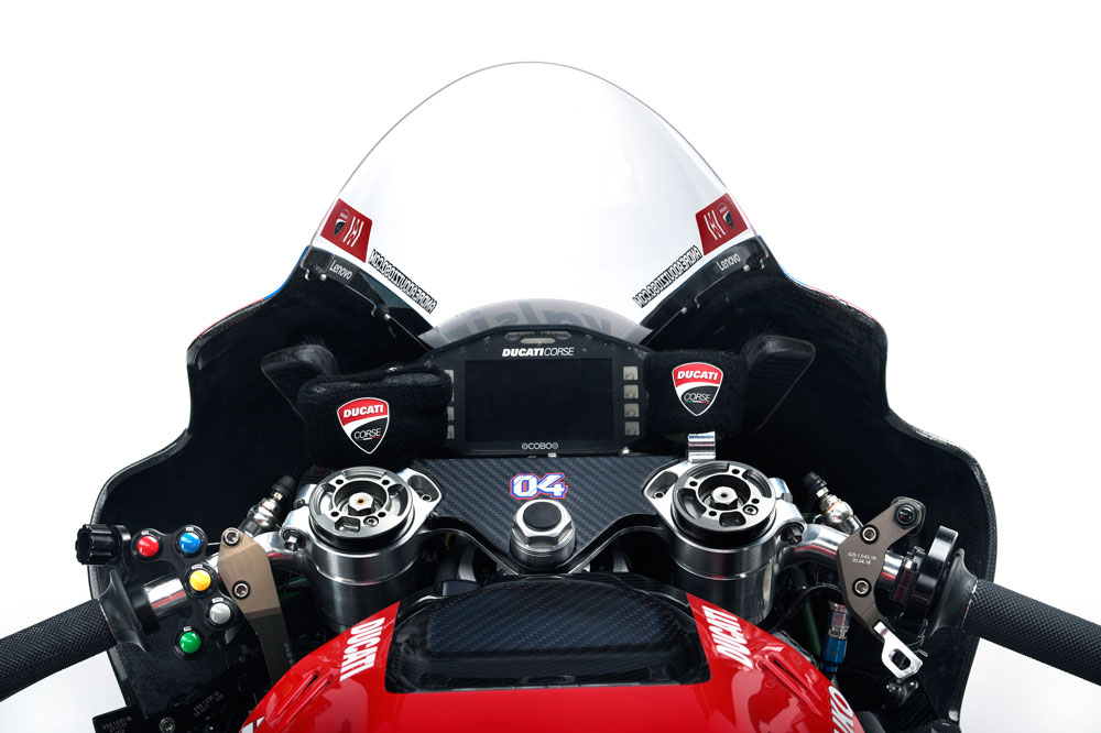 Instrumentación de la Ducati Desmosecidi GP 2019