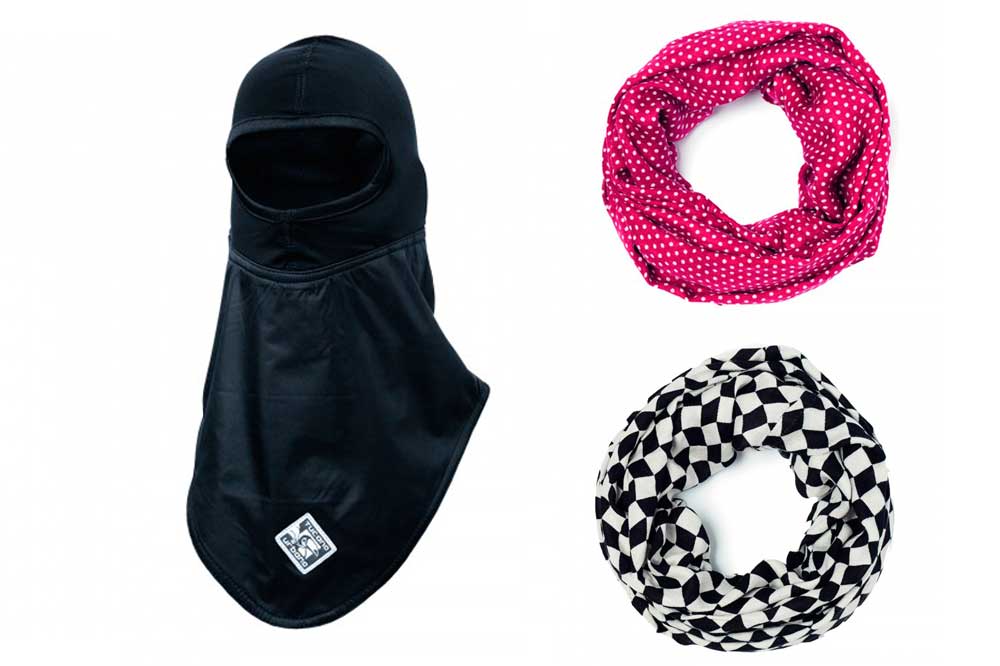 Burian y Lagotto W, sotocasco y cubrecuellos de Tucano Urbano