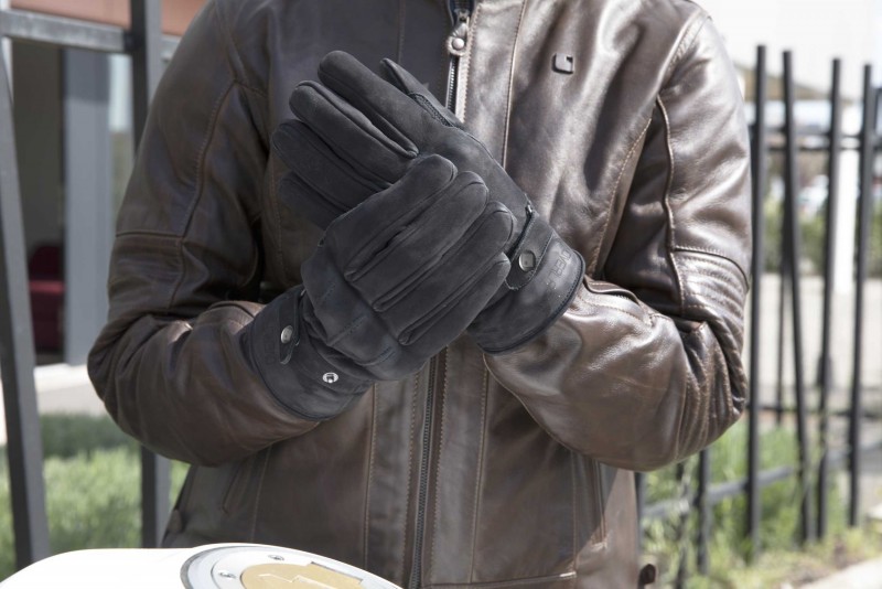 Guantes London Overlap color negro