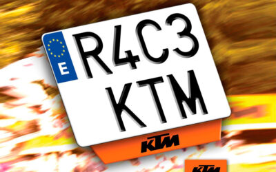 Tu nueva KTM con matrícula KTM tiene premio