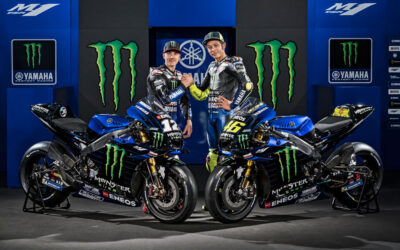 Rossi y Viñales descubren la Yamaha M1 MotoGP 2019