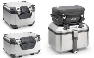 Respaldos E173 y E172 y mini portaequipajes E165 de Givi