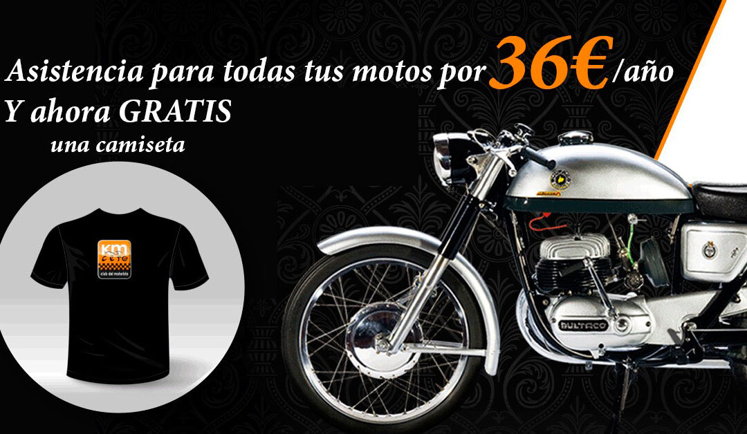 El seguro de asistencia para todas tus motos, por 36 euros al año