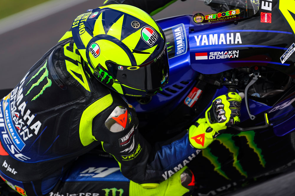 Valentino Rossi, segundo en el GP de Argentina