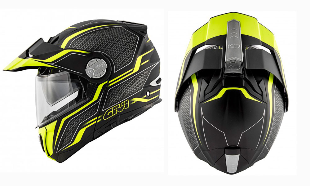 Casco modular X.33 negro y amarillo de Givi