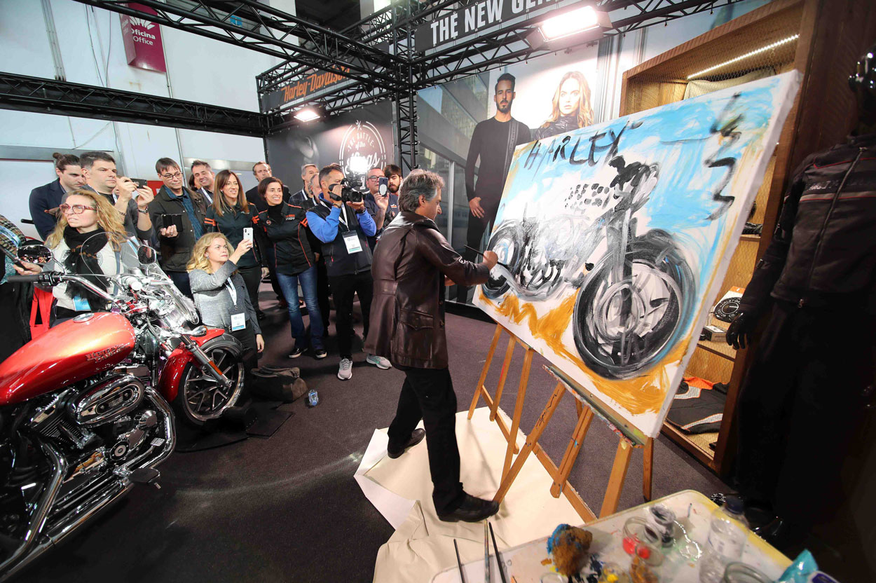 Harley Davidson en el Salón Vive la Moto de Barcelona