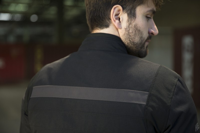 Chaqueta moto BlackJack en negro de Hevik