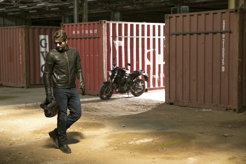 Chaqueta moto Black Cafe de Hevik