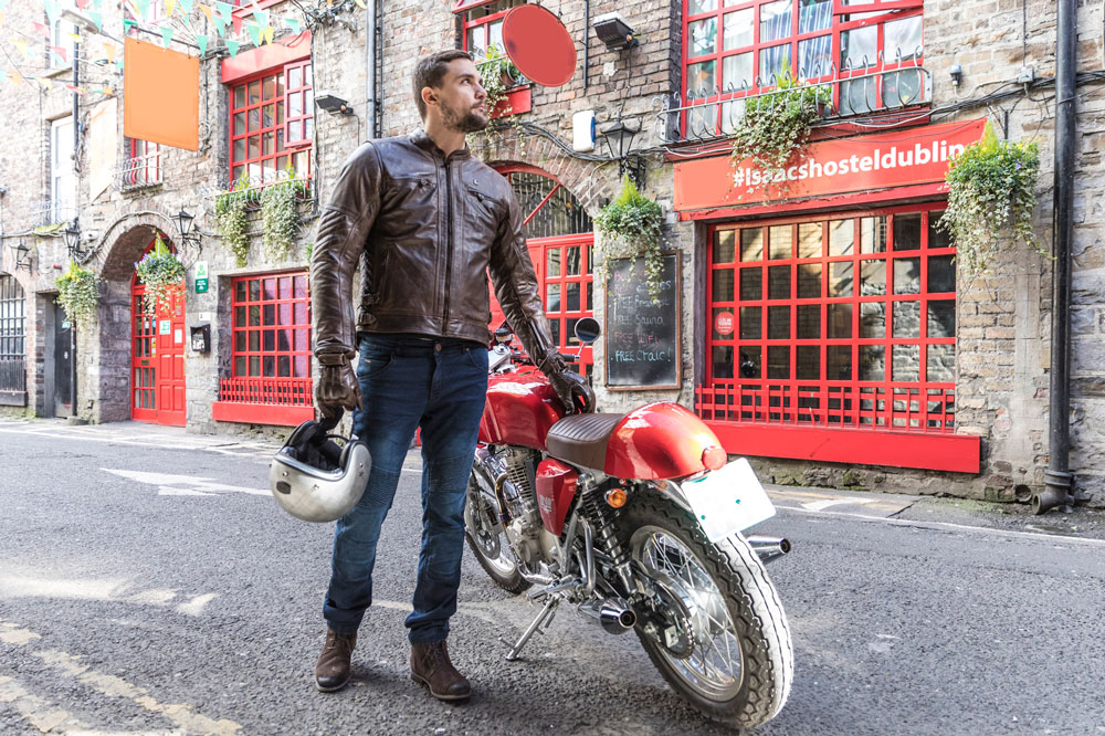 Vaqueros para moto Castel de Overlap