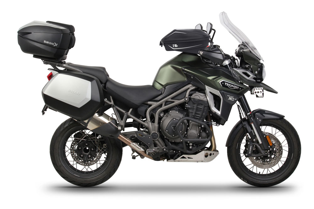 Thiumph Explorer equipada por SHAD