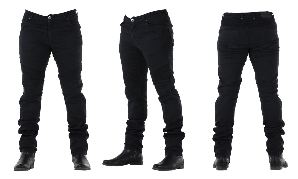 Pantalón vaquero Castel de Overlap en negro